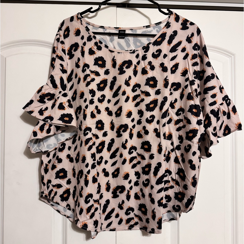 SHEIN cheetah top